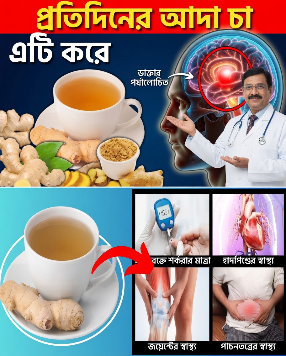 প্রাকৃতিক প্রাণশক্তির জন্য প্রতিদিন আদা চা পান করার ১০টি শক্তিশালী কারণ