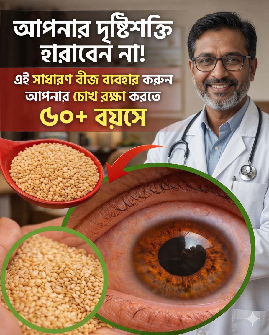 আপনার চোখ সুরক্ষিত রাখুন: বয়স্কদের জন্য ৩টি বীজ + ১টি ফল