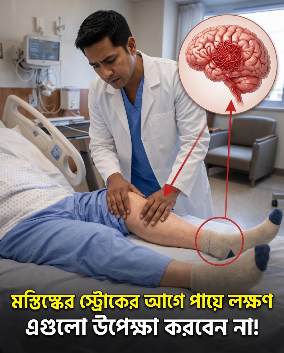 পায়ে থাকা সতর্ক সংকেত, যা একটি গুরুতর মস্তিষ্কজনিত ঘটনার ইঙ্গিত দিতে পারে – প্রতিটি বয়স্ক মানুষের যা জানা দরকার