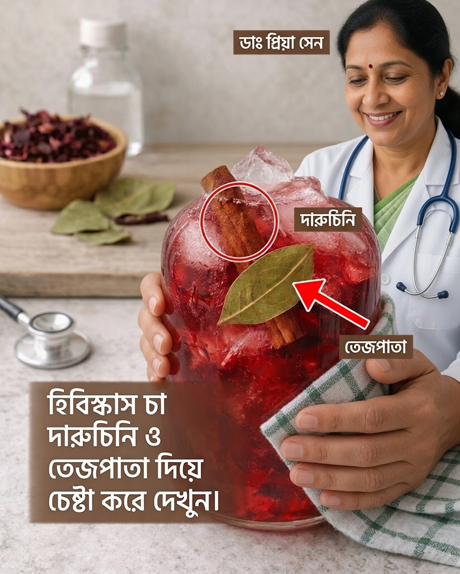 আপনি কি কখনো হিবিস্কাস চায়ে তেজপাতা ও দারুচিনি যোগ করে দেখেছেন?