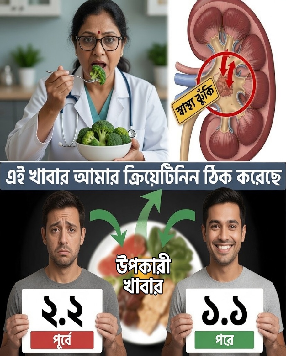 প্রবীণরা: আপনি যদি এই একটি খাবারকে উপেক্ষা করতে থাকেন, তাহলে আপনার ক্রিয়াটিনিন কখনোই উন্নত নাও হতে পারে!