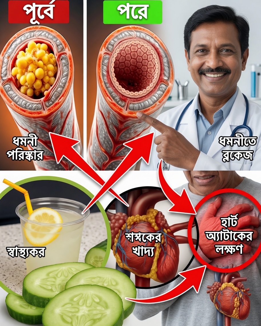 ৬০-এর বেশি? এই সহজ দৈনিক পানীয় জুটি প্রাকৃতিকভাবে আরও পরিষ্কার ধমনী বজায় রাখতে সহায়তা করতে পারে