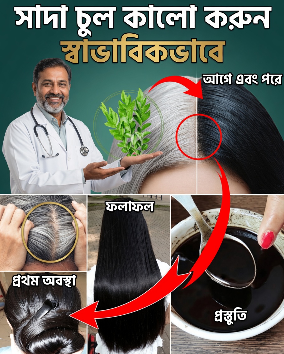মাত্র কয়েক মিনিটে পাকা চুল থেকে স্বাভাবিক কালো চুলে: আজই চেষ্টা করতে পারেন এমন ৮টি শক্তিশালী উপায়