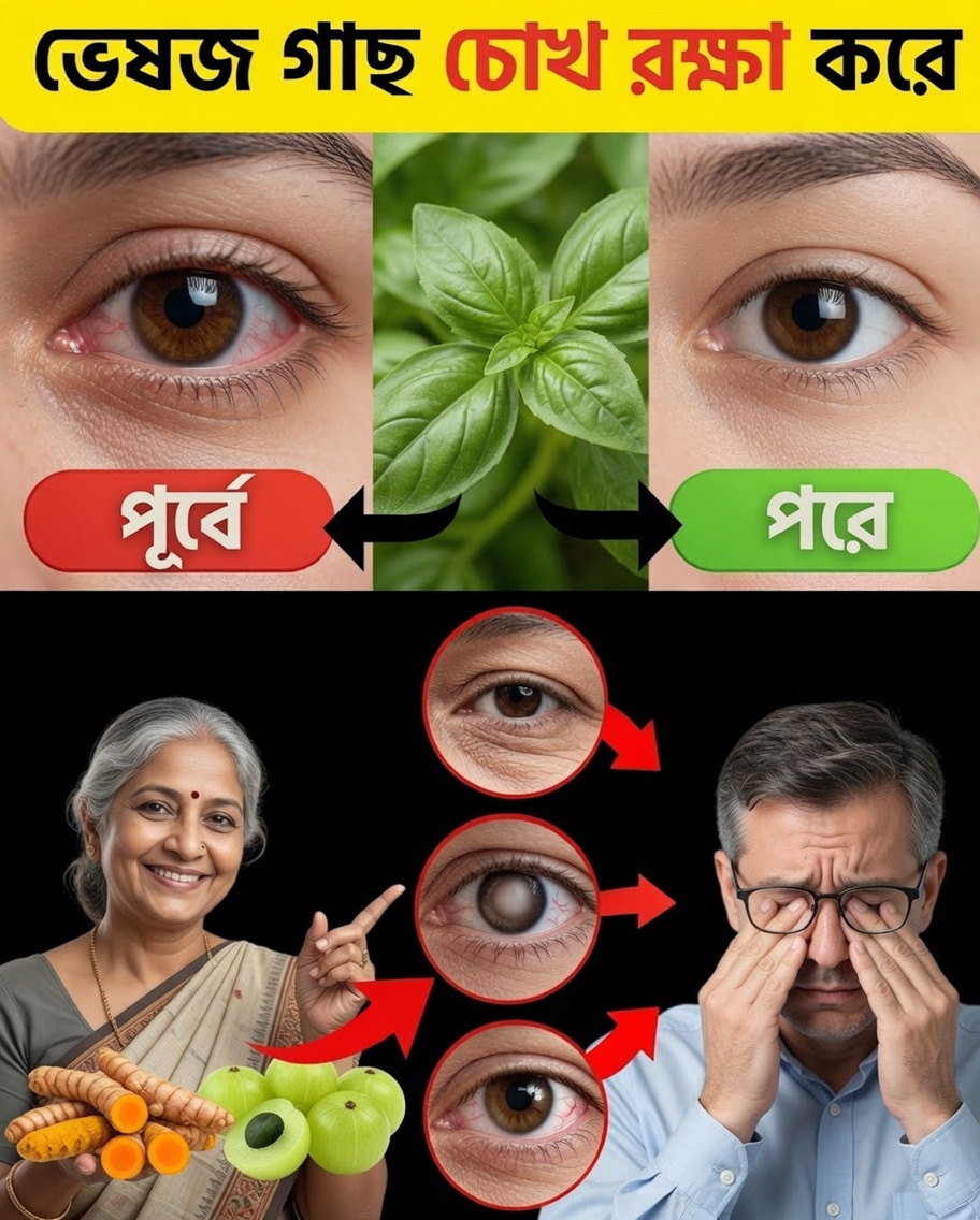 স্পষ্টতর দৃষ্টি ও আরও সুস্থ চোখের জন্য সহায়ক ৫টি শক্তিশালী প্রাকৃতিক পাতা