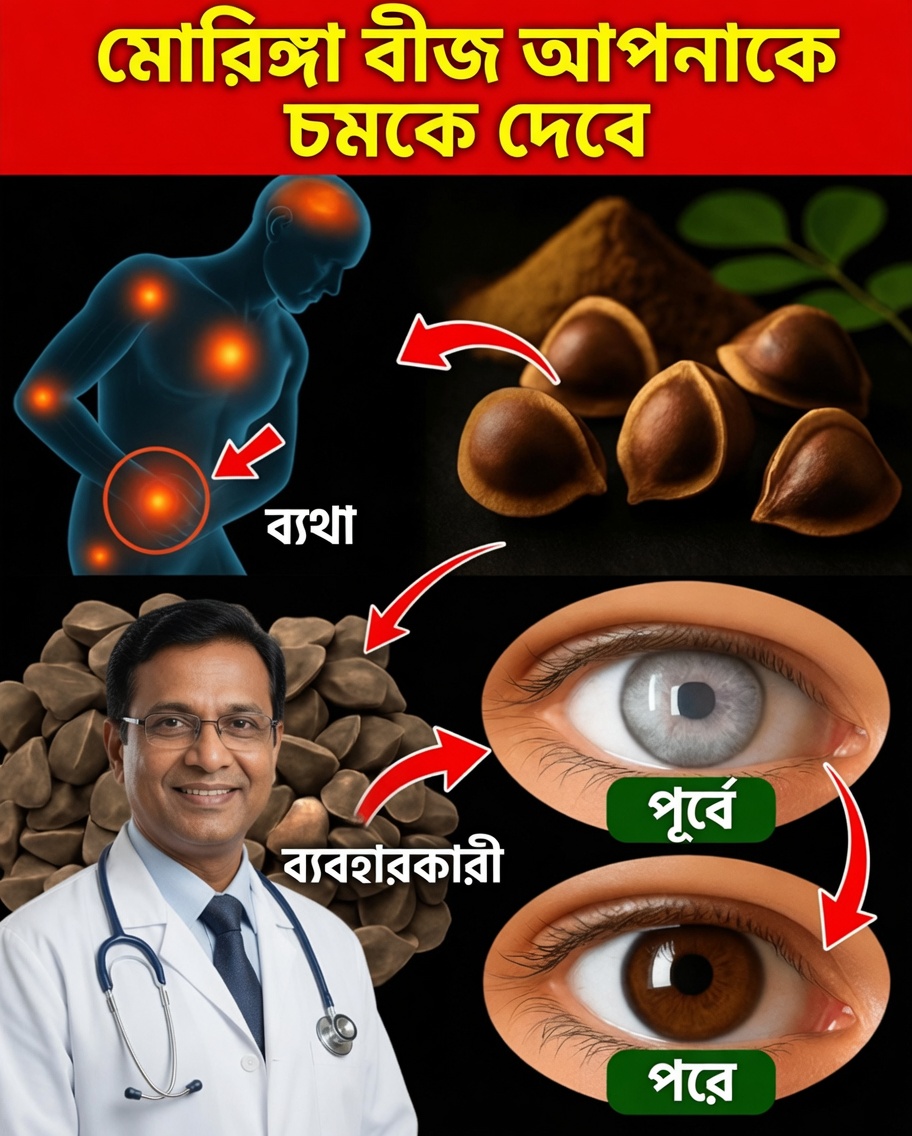 মরিঙ্গা বীজের ১২টি শক্তিশালী উপকারিতা, যা আপনি সম্ভবত আগে শোনেননি