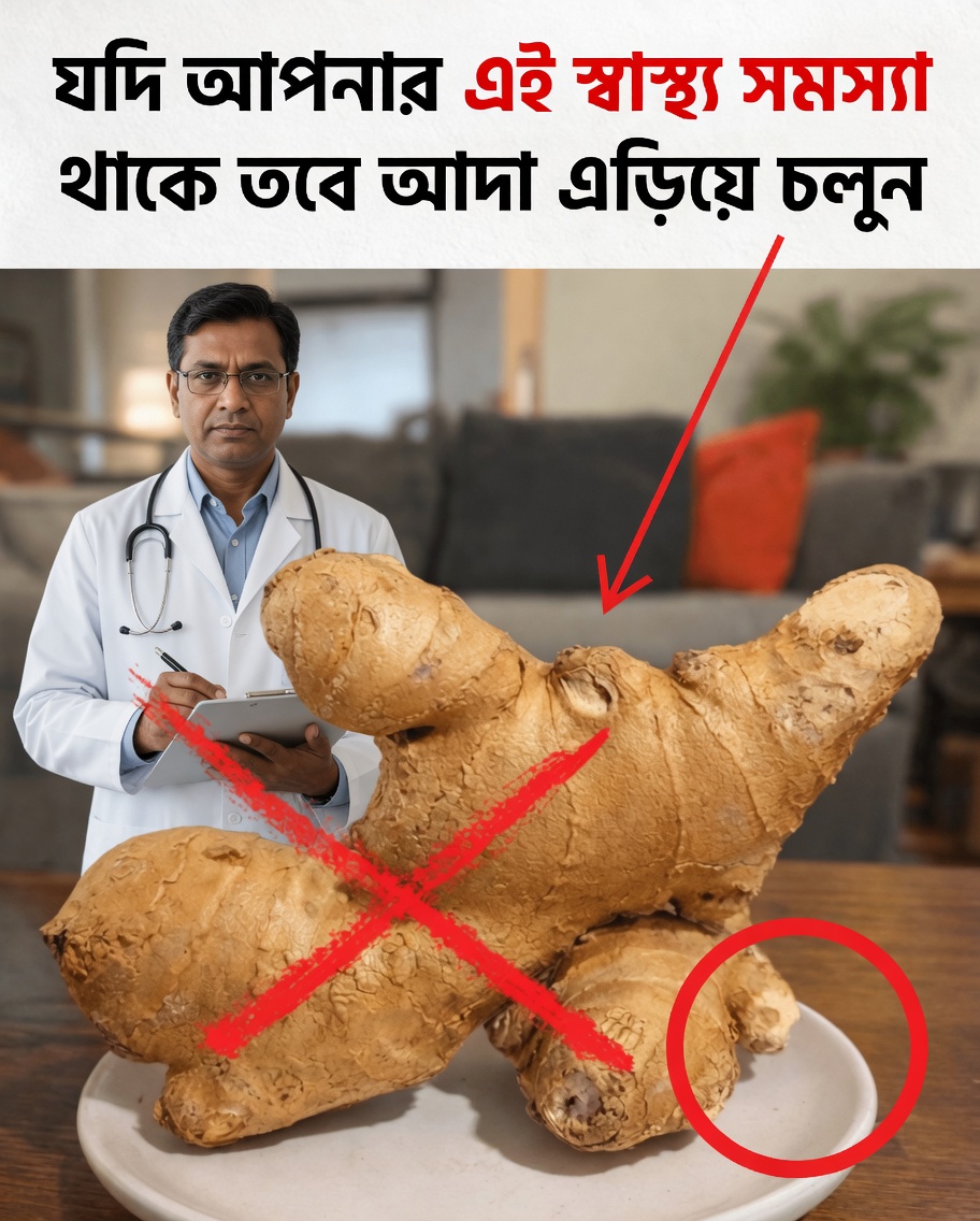 Médicos সতর্ক করছেন: ৬টি স্বাস্থ্যগত অবস্থা, যেখানে আদা আপনার জন্য সেরা পছন্দ নাও হতে পারে