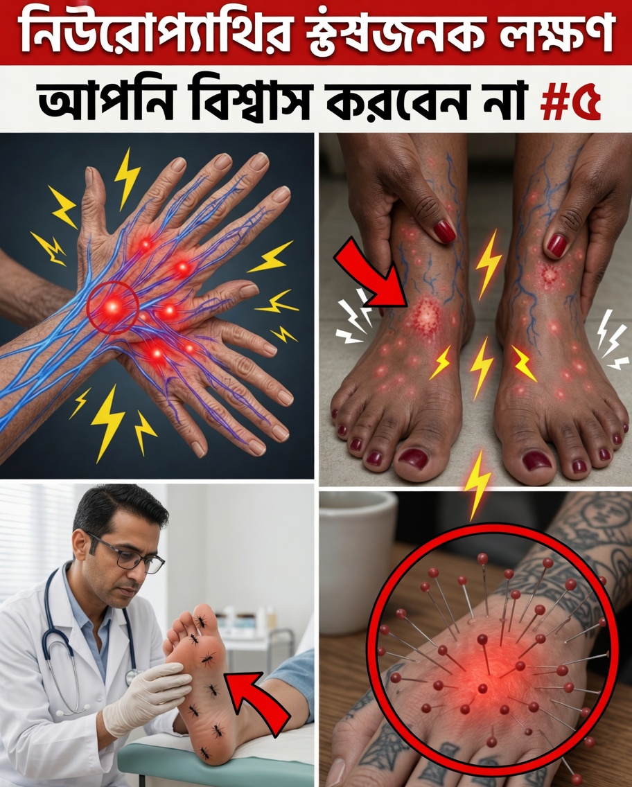 ৬০ বছরের বেশি? আপনার হাত ও পায়ে নিউরোপ্যাথির ১০টি আশ্চর্যজনক লক্ষণ, যা আপনি হয়তো উপেক্ষা করছেন