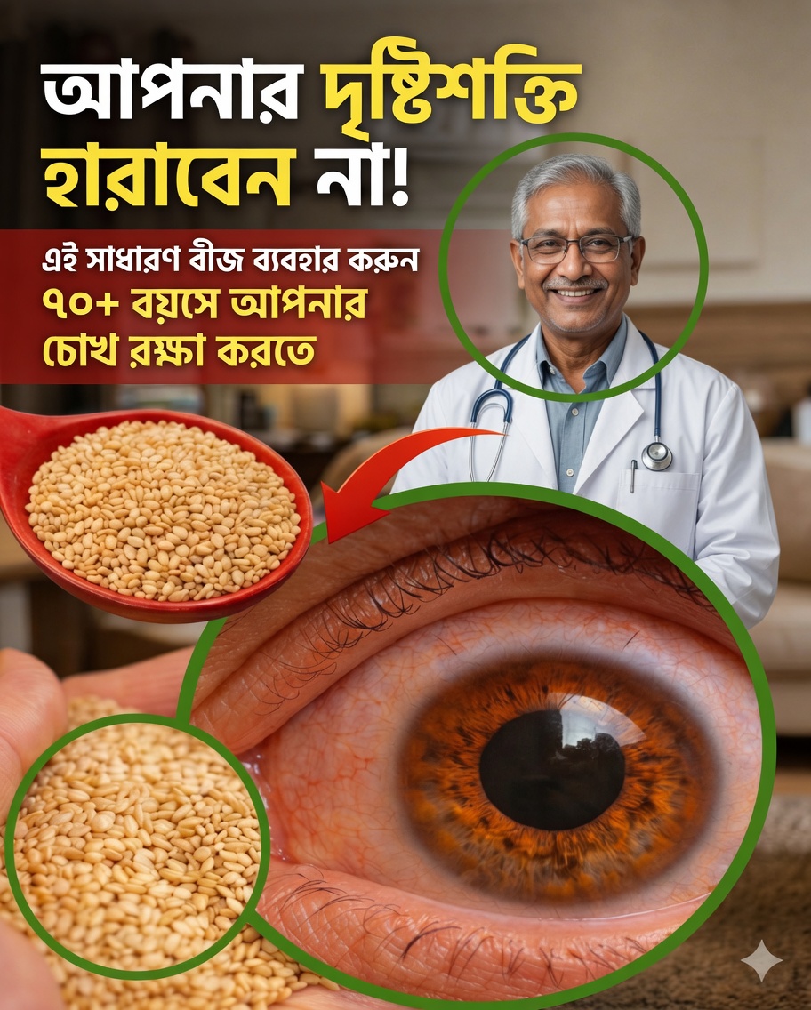 আপনার চোখ সুরক্ষিত রাখুন: বয়স্কদের জন্য ৩টি বীজ + ১টি ফল