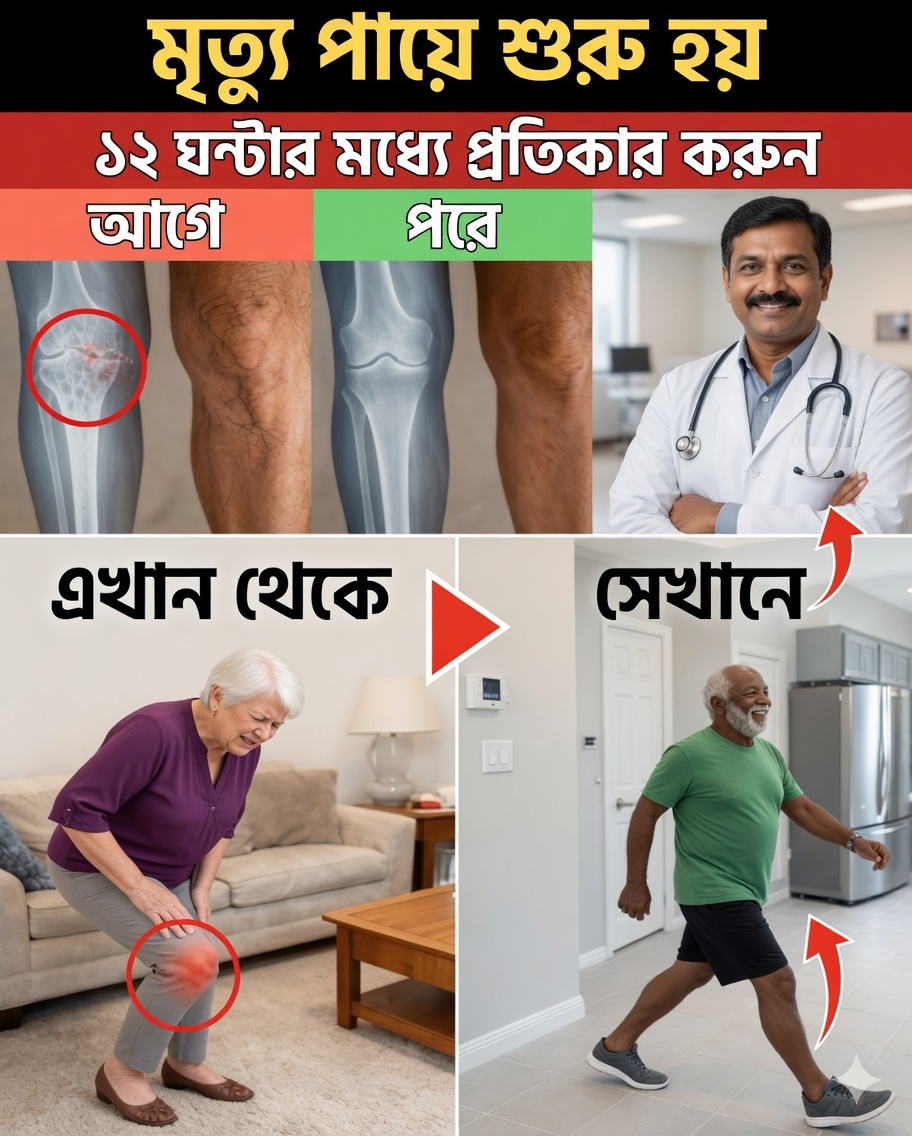 ১০৫ বছর বয়সী জাপানি চিকিৎসক প্রকাশ করলেন: এই ৮টি খাবার খান, আর মাত্র ১২ ঘণ্টায় আপনার পা ২০ বছর বেশি তরুণ দেখাতে পারে