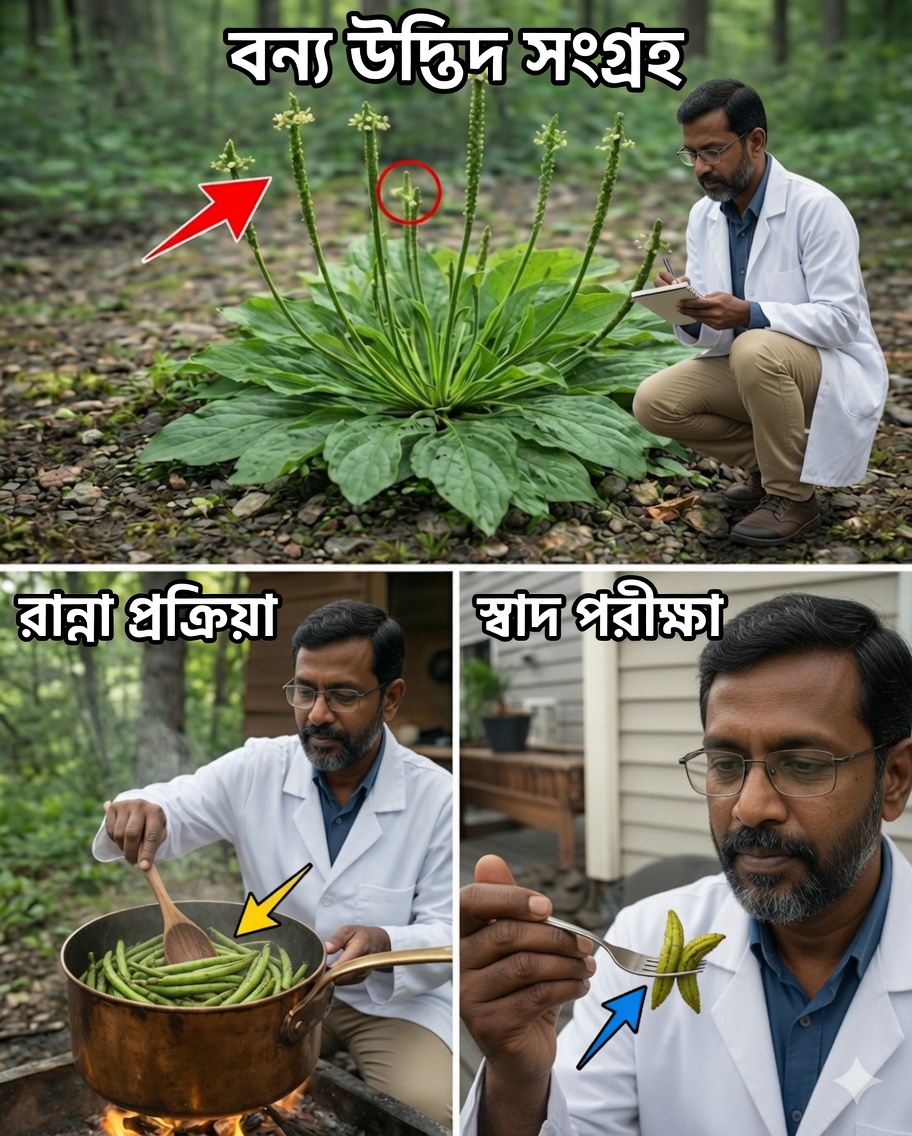 আপনি প্রতিদিন যে গাছটি পায়ের নিচে মাড়ান, সেটিই হতে পারে অন্যতম সেরা প্রাকৃতিক ওষুধ: তাঞ্চাগেম (Plantago major)