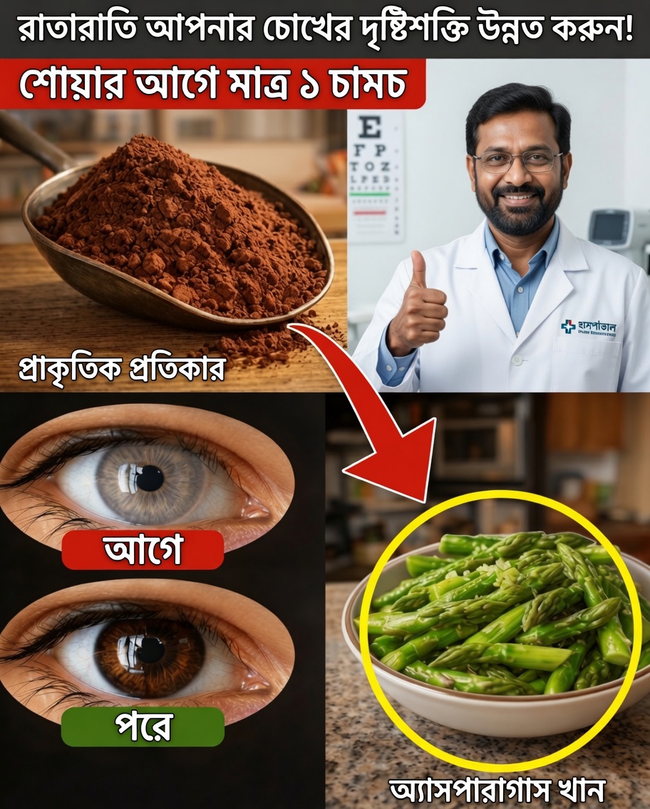 জাপানের সবচেয়ে বয়স্ক চিকিৎসক প্রকাশ করলেন: ঘুমানোর আগে এটি খান—ঘুমের সময় স্বাভাবিকভাবে চোখের স্বাস্থ্যকে সহায়তা করতে