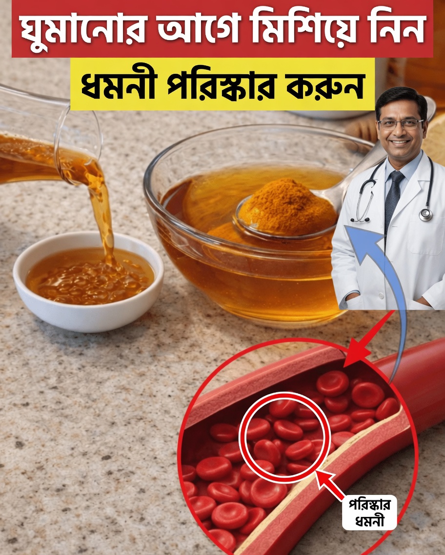 ঘুমানোর আগে এই ৩টি সহজ উপাদান মিশিয়ে নিন – হৃদ্‌স্বাস্থ্যে সহায়তার জন্য এক শান্তিদায়ক রাতের আচার