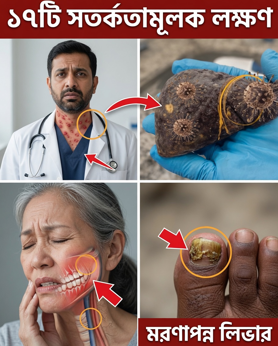 আপনার যকৃত কি সতর্ক সংকেত পাঠাচ্ছে? ফ্যাটি লিভার রোগের ১৭টি লক্ষণ যা আপনার উপেক্ষা করা উচিত নয়