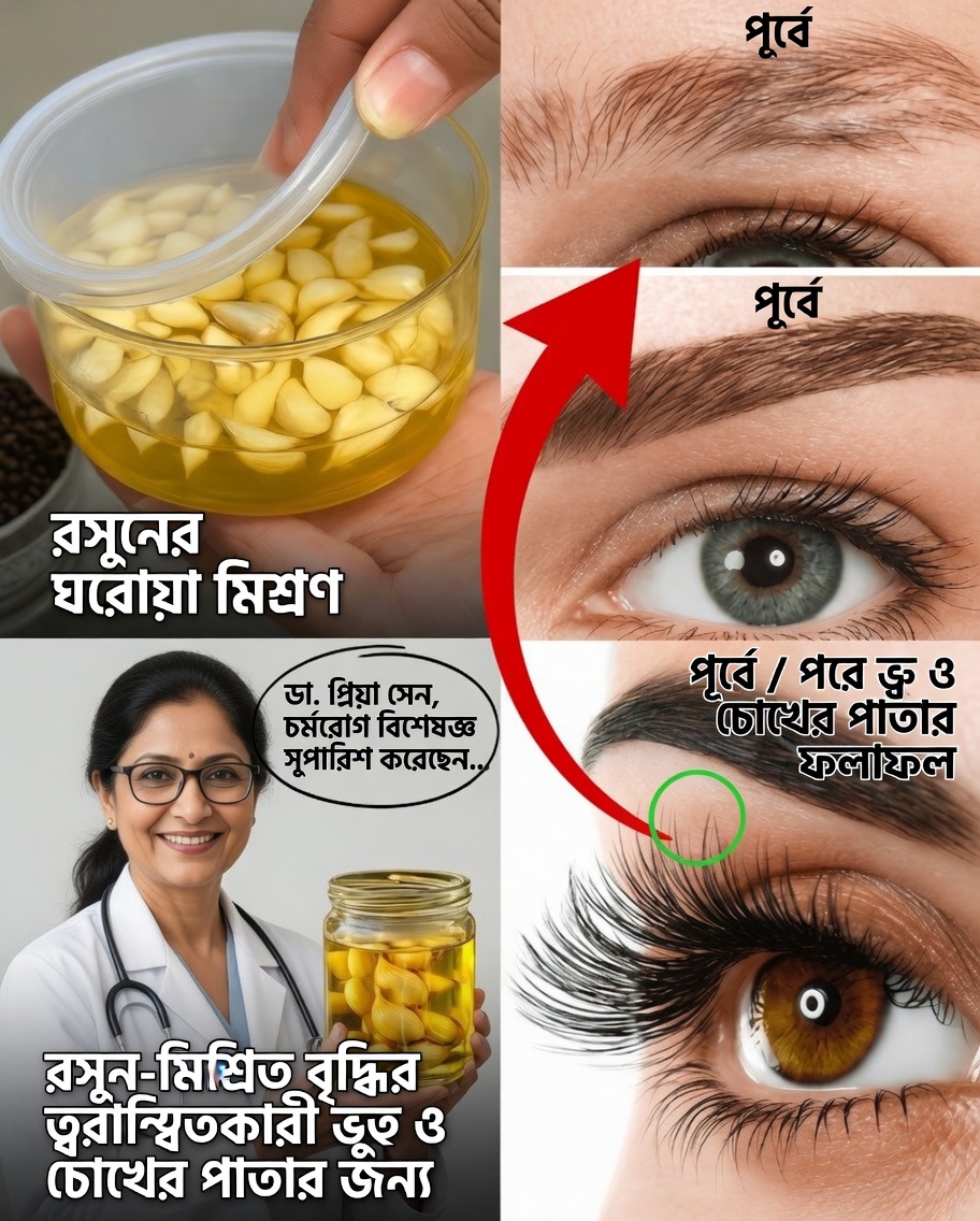 প্রাকৃতিকভাবে আরও ঘন ভ্রু ও আরও লম্বা পাপড়ি – যে ২ উপাদানের গোপন রহস্যটি আপনি এতদিন মিস করেছেন