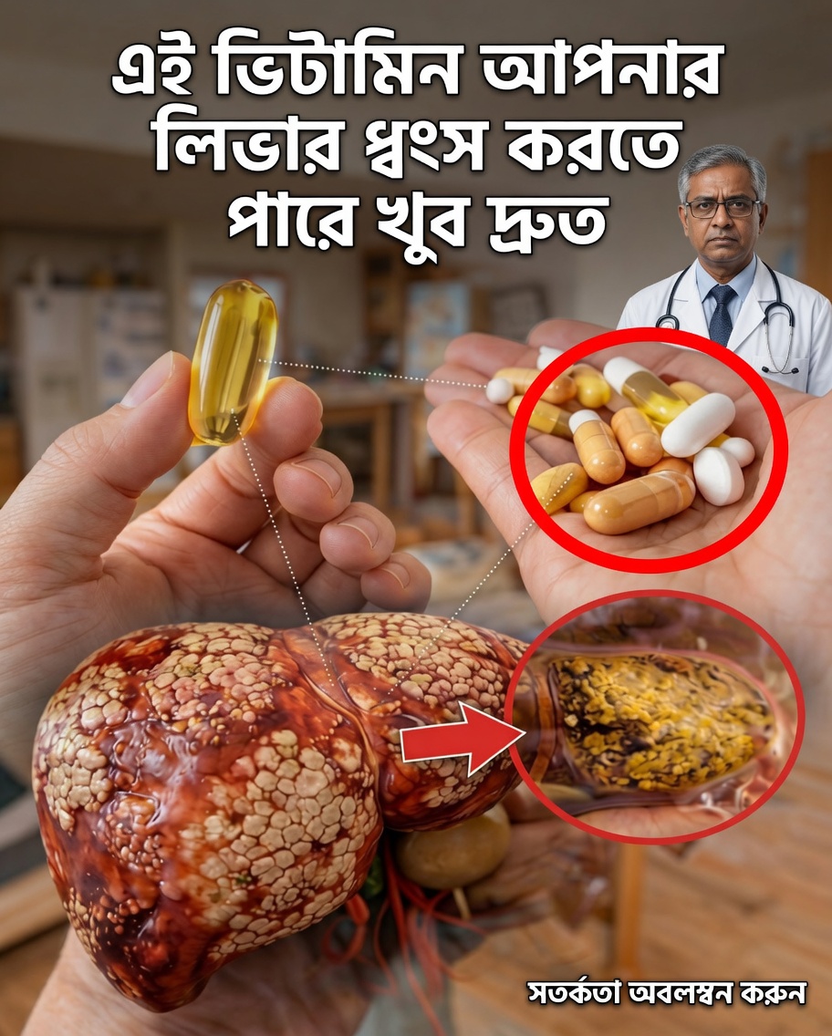 আপনার যকৃত ও কিডনিকে নীরবে ক্ষতি করতে পারে এমন ৯টি ভিটামিন ও সাপ্লিমেন্ট