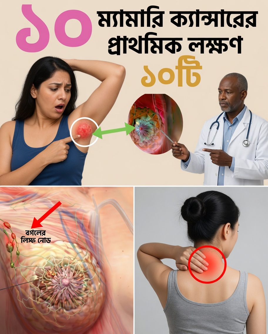 ক্যান্সার স্তনের ১০টি সতর্ক সংকেত, যা আপনি কখনও উপেক্ষা করা উচিত নয়