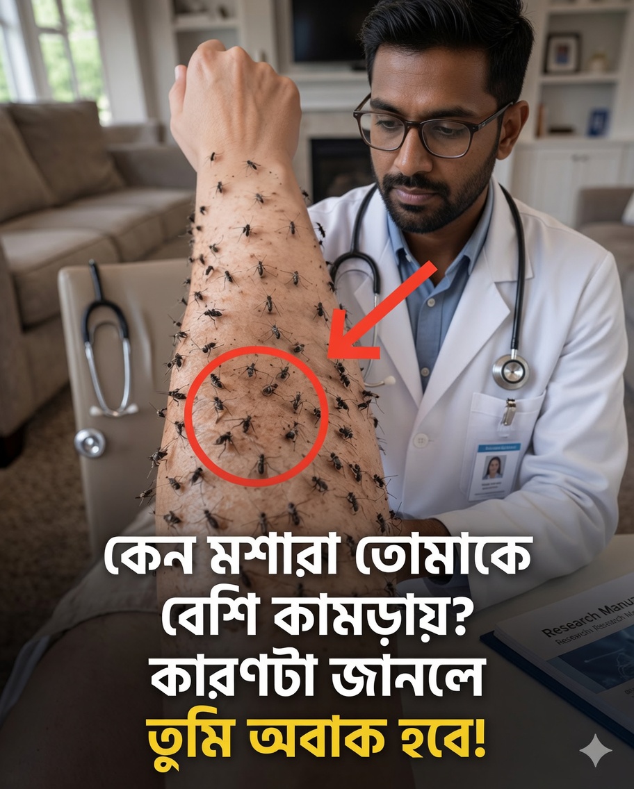 কেন মশারা সবসময় আপনাকেই বেছে নেয়: তাদের পছন্দের লক্ষ্য হওয়ার পেছনের বিজ্ঞান