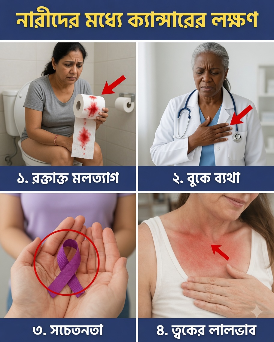 ক্যান্সারের ১৪টি সতর্ক সংকেত যা অনেক নারী উপেক্ষা করেন – দেরি হয়ে যাওয়ার আগে অপেক্ষা করবেন না