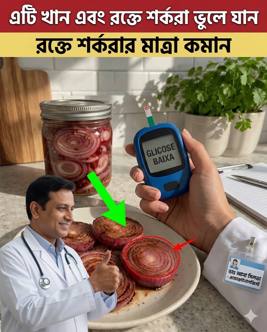 পেঁয়াজের এমন এক রেসিপি যা আপনার রক্তের শর্করা বদলে দিতে পারে, আপনার ধমনীগুলো পরিষ্কার করতে পারে এবং আপনার হৃদয়কে সুরক্ষা দিতে পারে