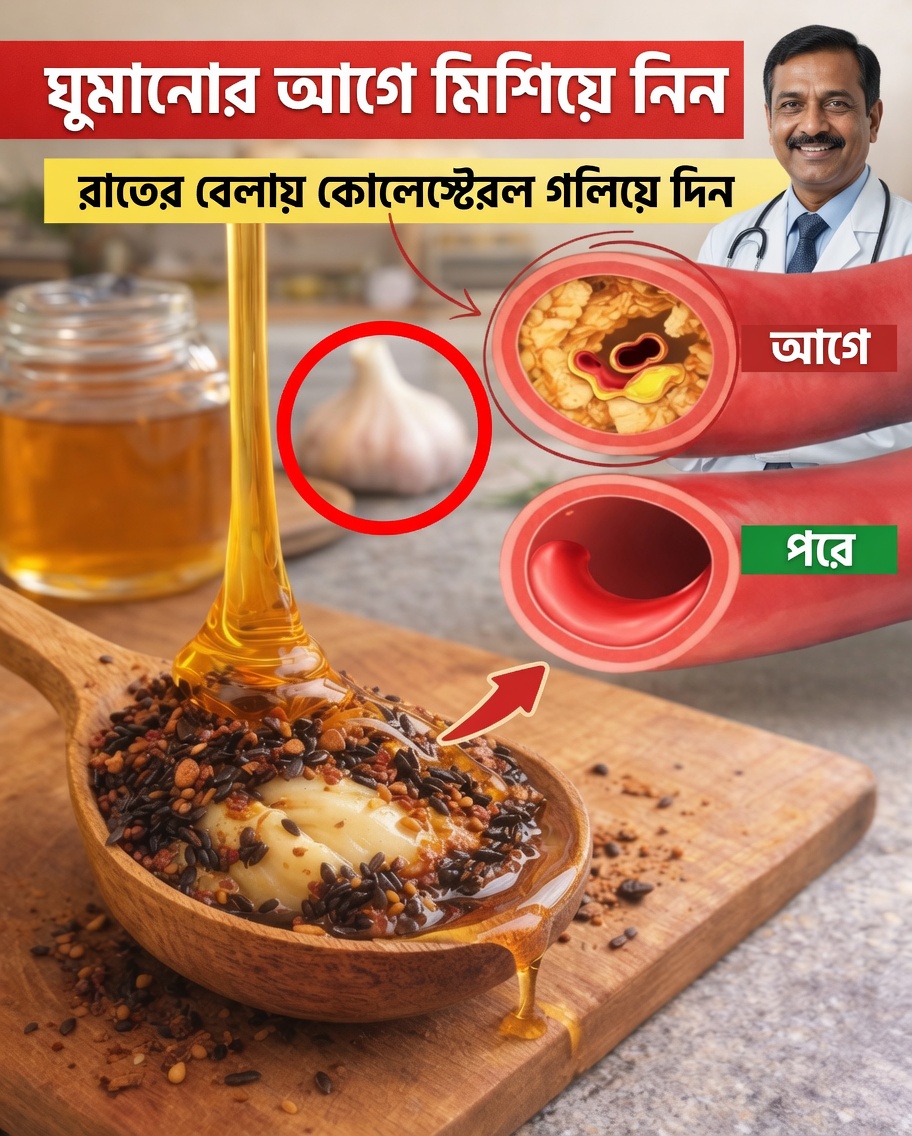 ঘুমানোর আগে এই ৩টি উপাদান মেশান – ঘুমের মধ্যেই আপনার ধমনীগুলোকে শিথিল হতে দেখুন