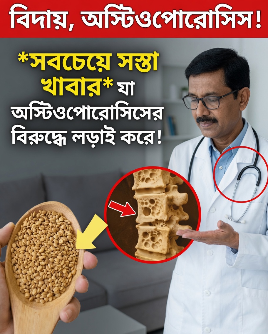 অনেক প্রবীণ যে সবচেয়ে সস্তা সুপারফুডটি উপেক্ষা করেন এবং যা ৬০-এর পর হাড়ের স্বাস্থ্য বদলে দিতে পারে