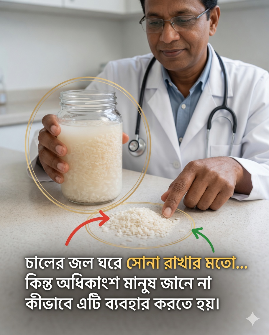 চালের পানি: আপনার রান্নাঘরে লুকানো সোনা, যা প্রাকৃতিকভাবে আপনার চুল ও ত্বককে রূপান্তরিত করতে পারে