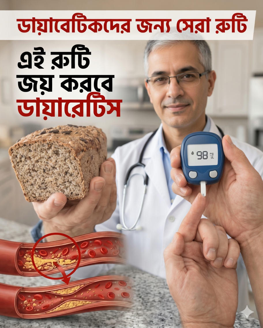 ডায়াবেটিস রোগীদের জন্য সেরা ৫ ধরনের পাউরুটি, যা রক্তে শর্করার আকস্মিক বৃদ্ধি কমাতে সহায়তা করে