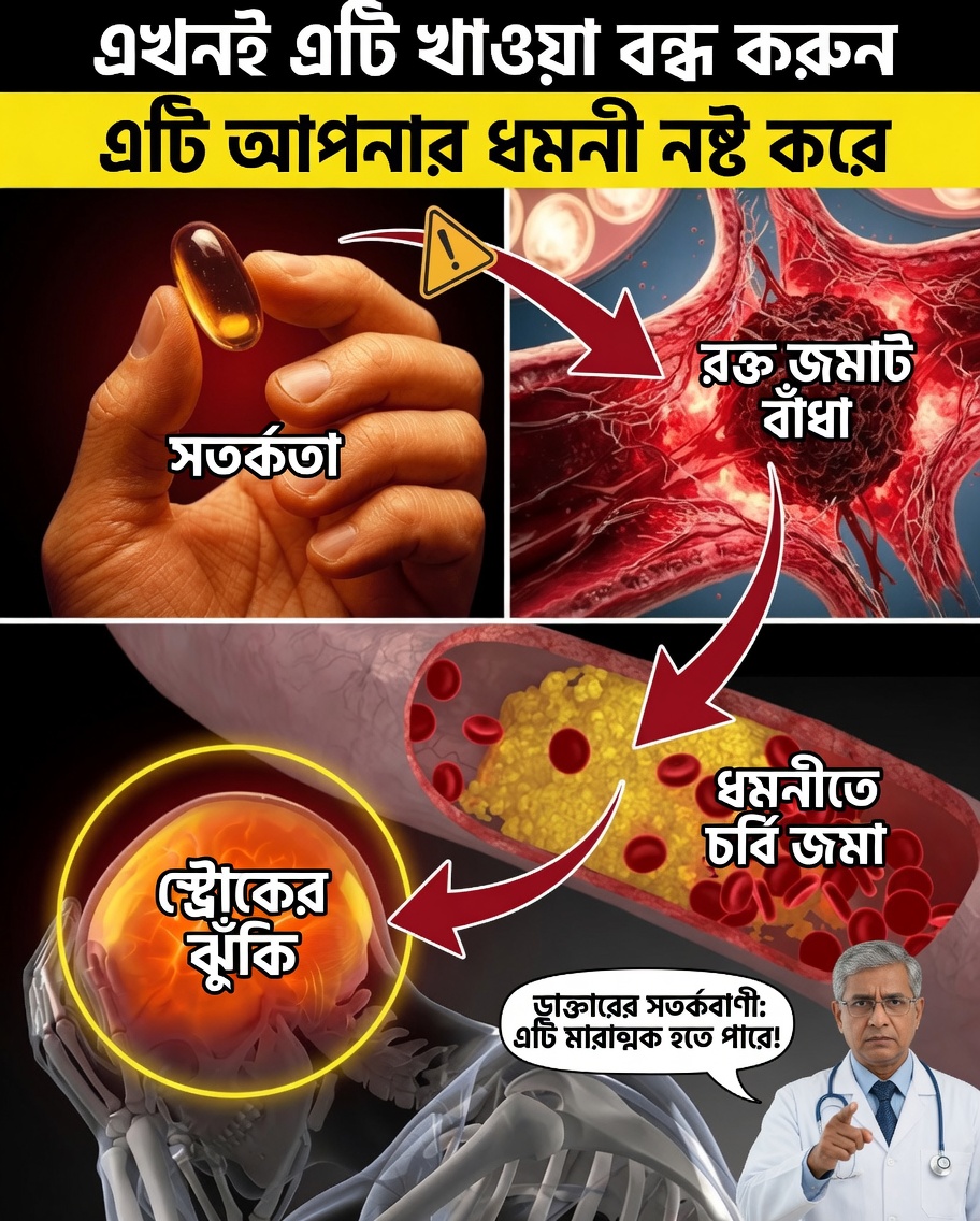 ভিটামিন ই সাপ্লিমেন্ট ও আপনার রক্তনালিকা সম্পর্কে লুকানো সত্য