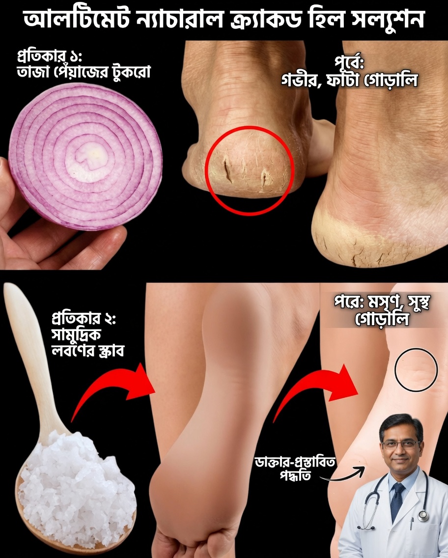 ফাটা গোড়ালি সারিয়ে নরম, সুন্দর পা ফিরিয়ে আনতে ৫টি প্রাকৃতিক ঘরোয়া উপায়