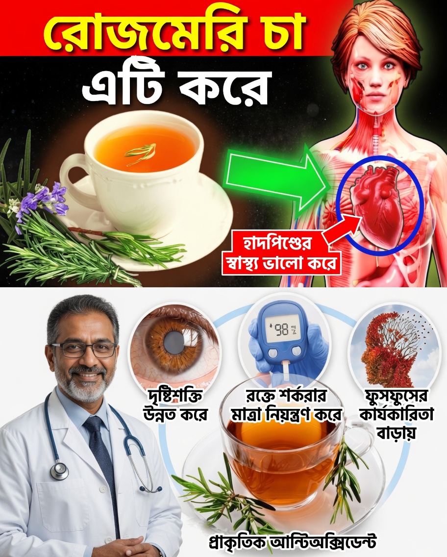রোজমেরি চা প্রতিদিন পান করার ১০টি শক্তিশালী কারণ (একটি প্রাকৃতিক আরোগ্য রীতি যা আপনার উপেক্ষা করা উচিত নয়)