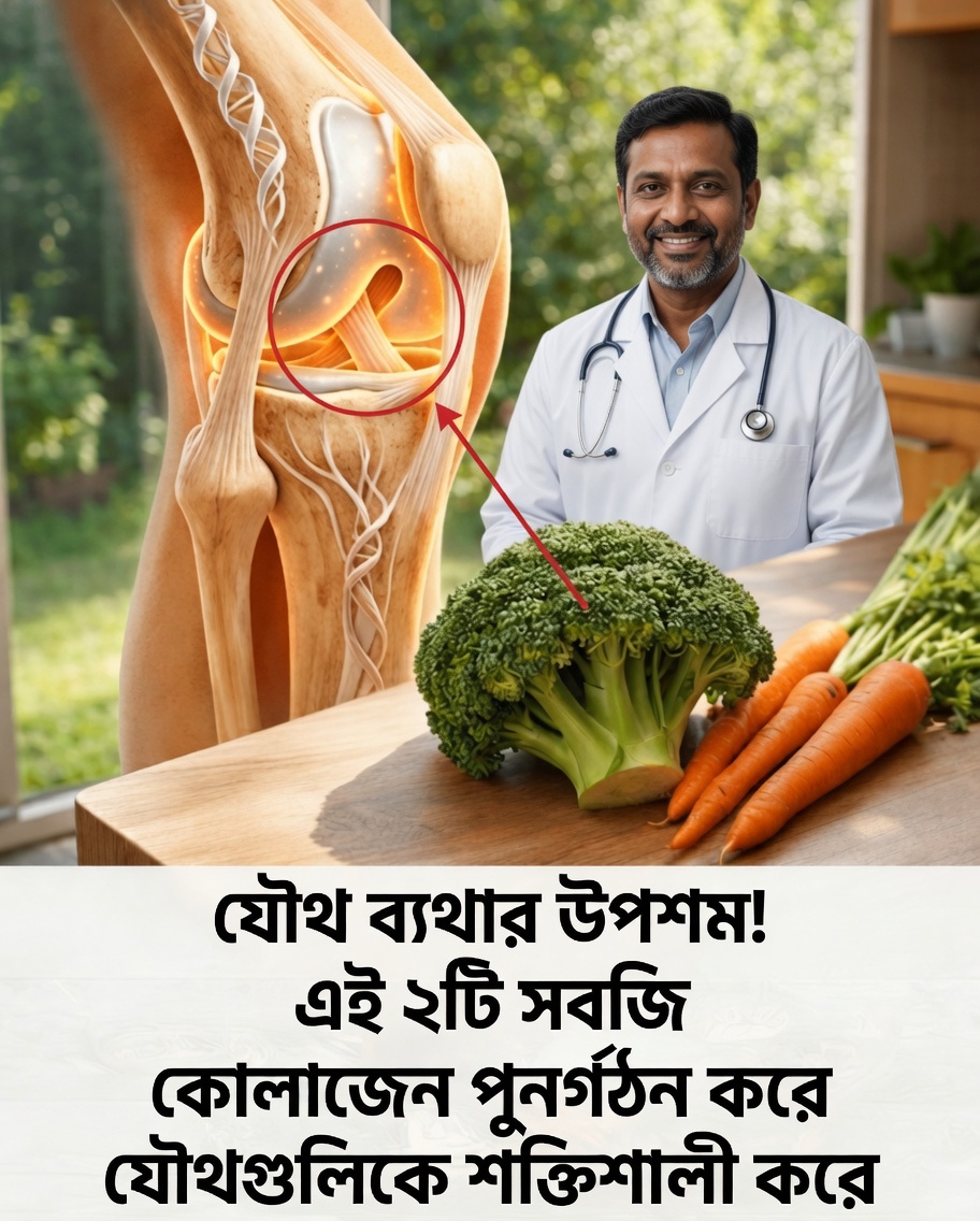 এই দুটি সাধারণ সবজি কি প্রাকৃতিকভাবে হাঁটু মজবুত করতে এবং জয়েন্টের আরাম উন্নত করতে সাহায্য করতে পারে?