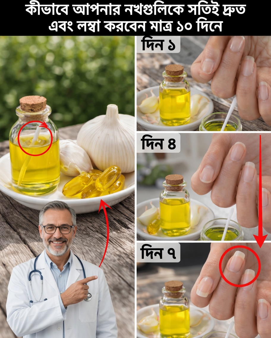 প্রাকৃতিকভাবে নখের সুস্থ বৃদ্ধি কীভাবে সমর্থন করবেন: আরও শক্তিশালী ও লম্বা নখের জন্য সহজ অভ্যাসসমূহ