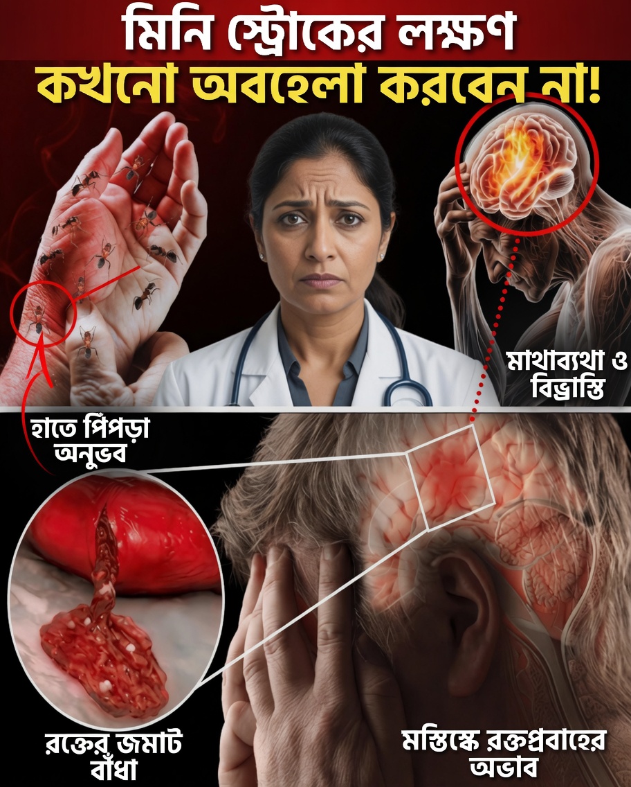 বয়স্কদের মিনি স্ট্রোকের ৮টি সতর্ক সংকেত যা কখনোই উপেক্ষা করা উচিত নয়