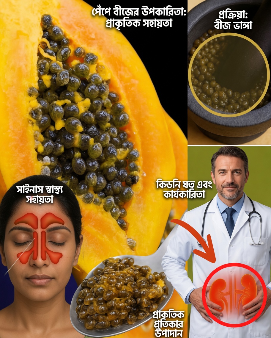 পেঁপের বিচির লুকানো শক্তি: স্বাস্থ্যে আমূল পরিবর্তন আনতে পারে এমন ৭টি প্রাকৃতিক উপকারিতা