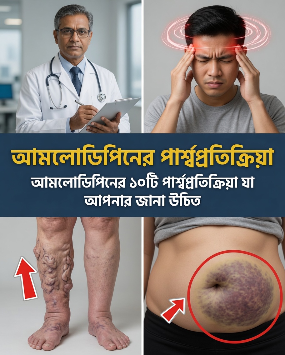 অ্যামলোডিপিনের ১২টি সবচেয়ে সাধারণ পার্শ্বপ্রতিক্রিয়া এবং কেন এত মানুষের ক্ষেত্রে এগুলো ঘটে