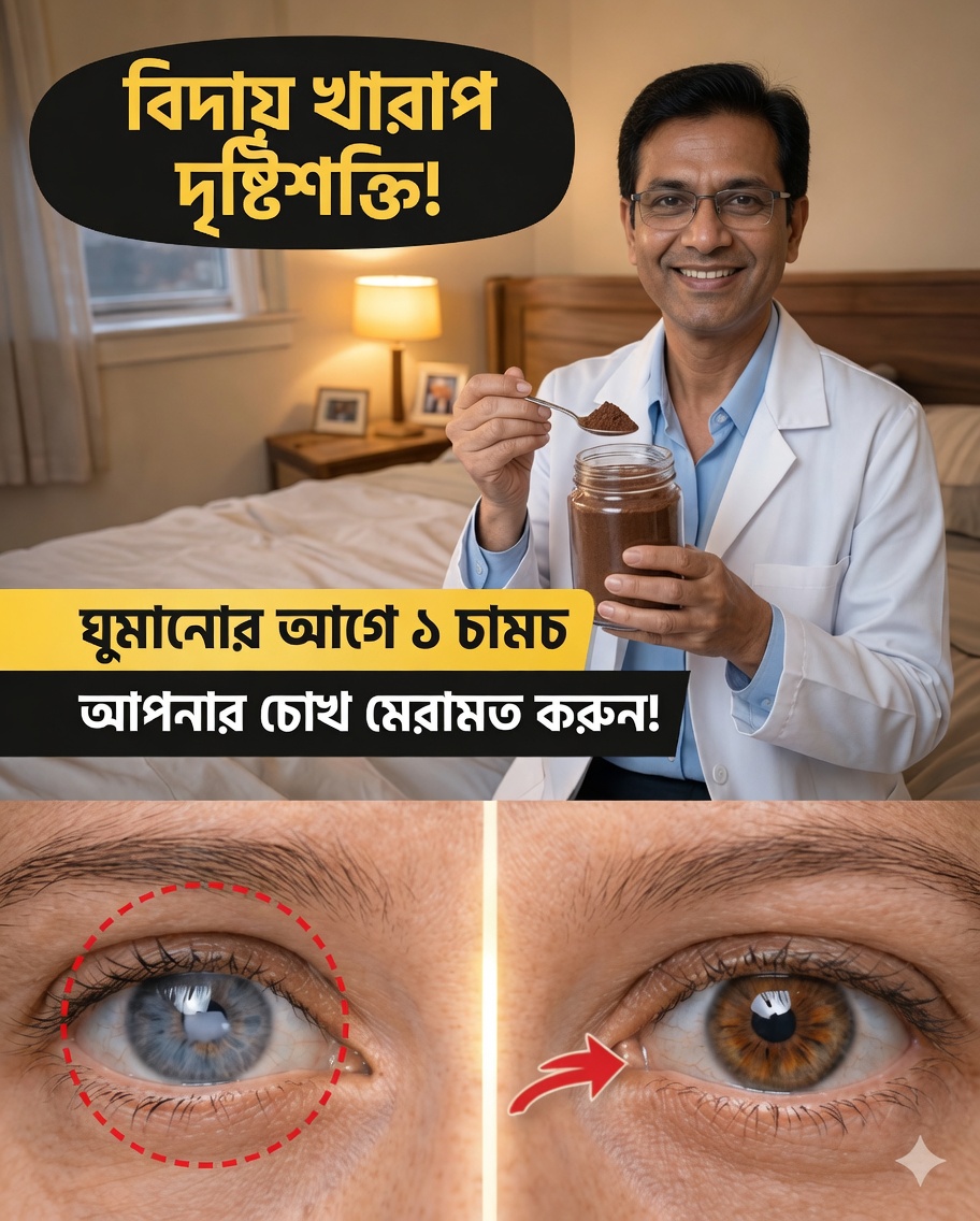 ৬০-এর বেশি? ঘুমানোর আগে এটা খান এবং ৪০-এর মতো দৃষ্টিশক্তি নিয়ে জেগে উঠুন