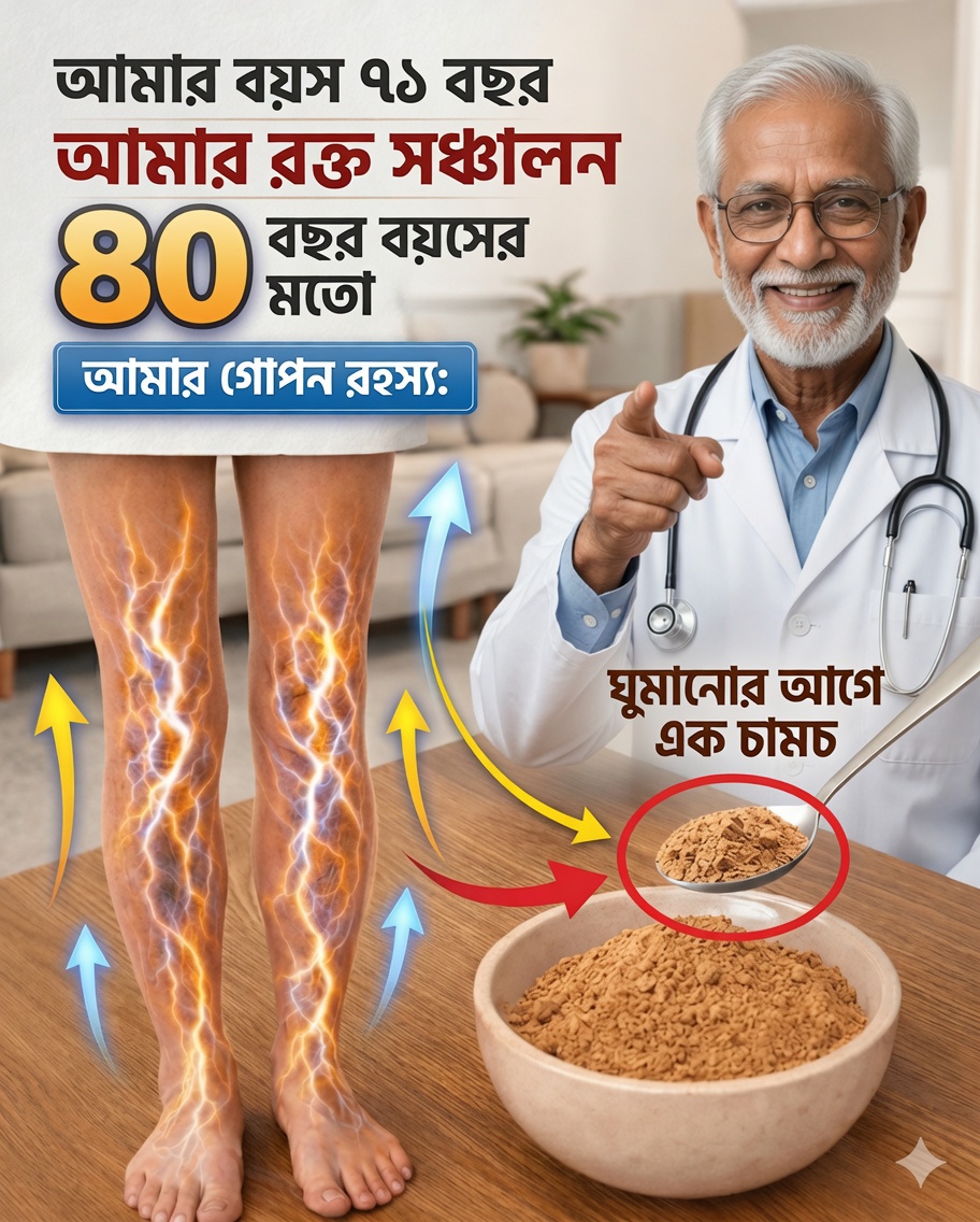 বয়স্করা: রাতে ঘুমানোর আগে এটি খান, যাতে রাতে পায়ের রক্তসঞ্চালন উন্নত হয় – আরও উষ্ণ পা নিয়ে জেগে উঠুন!