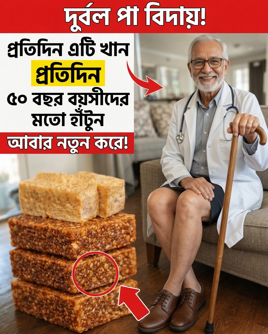৮০ বছর পেরিয়েও আরও শক্তিশালী পা চান? প্রতিদিন এটা খান
