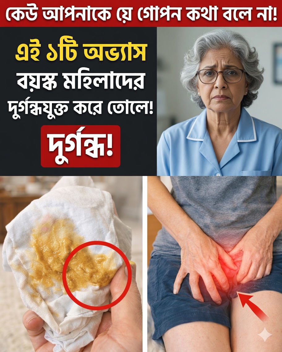 স্ত্রীরোগ বিশেষজ্ঞরা সতর্ক করছেন: এই পরিচ্ছন্নতার অভ্যাসটি বয়স্ক নারীদের যোনির দুর্গন্ধ আরও খারাপ করতে পারে
