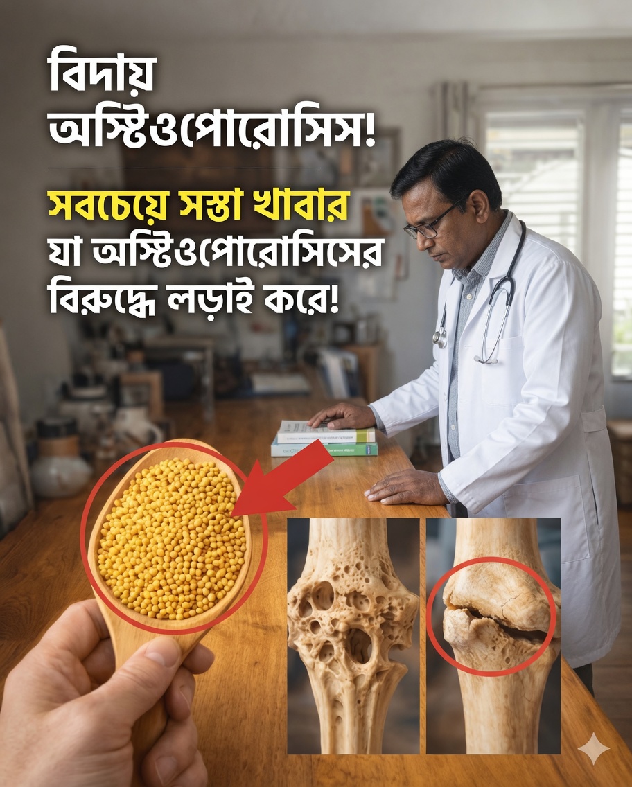 অনেক বয়স্ক মানুষ যে সবচেয়ে সস্তা সুপারফুডটি উপেক্ষা করেন — আর যা ৬০-এর পর হাড়ের স্বাস্থ্যকে বদলে দিতে পারে