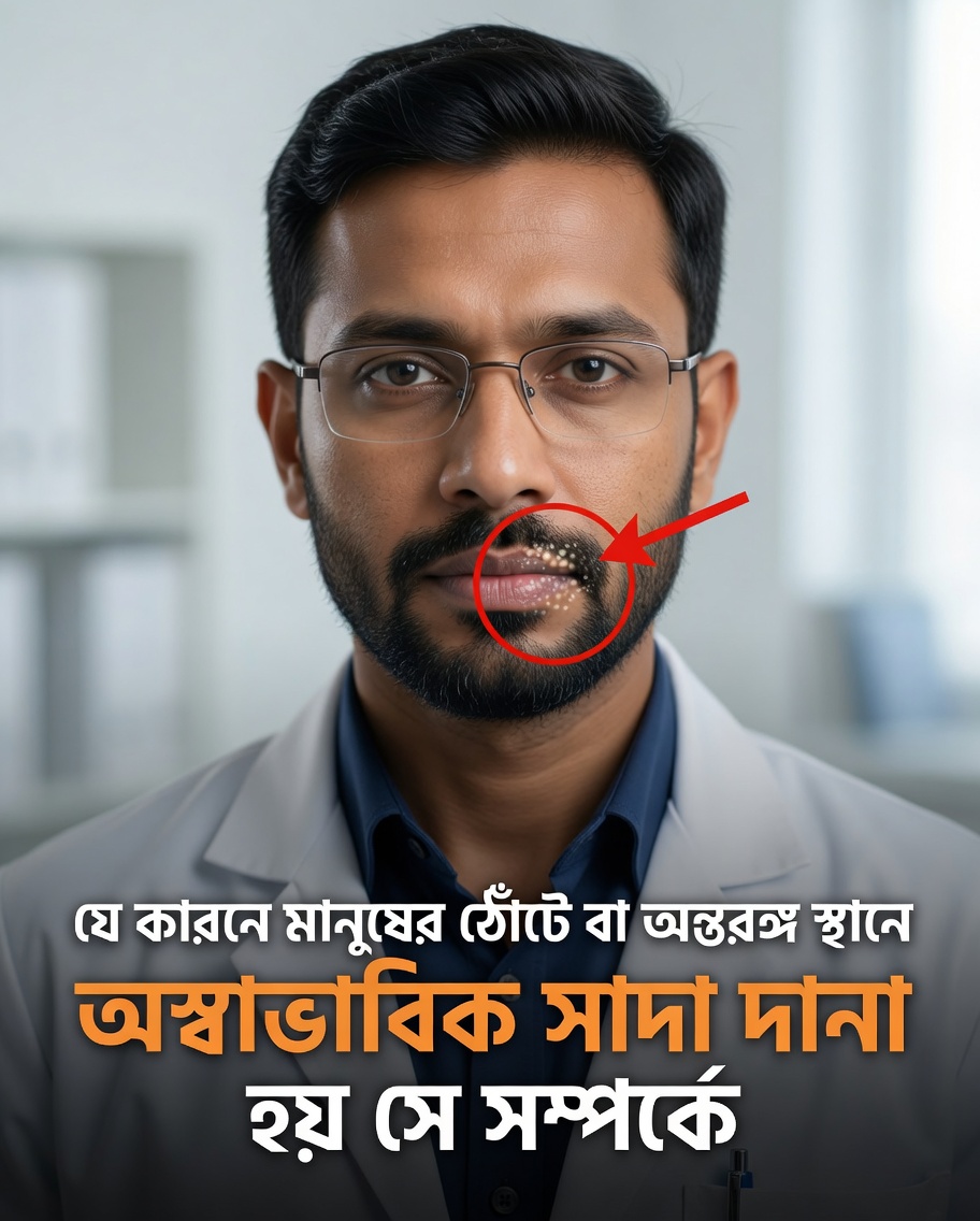 কেন ঠোঁটে বা গোপনাঙ্গে হঠাৎ ছোট সাদা দাগ দেখা দেয়: একটি সহজ নির্দেশিকা