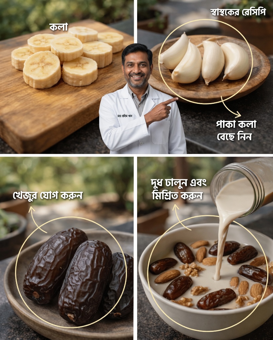 কেন কলা, রসুন ও খেজুর একসাথে মেশানো আপনার নতুন প্রিয় স্বাস্থ্যকর অভ্যাস হয়ে উঠতে পারে