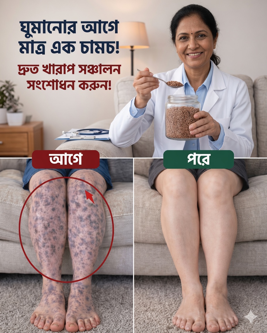 ঘুমানোর আগে মাত্র এক চামচ: এই ঝাল মিশ্রণটি কি পা ও পায়ের পাতার রক্তসঞ্চালনে সাহায্য করতে পারে?