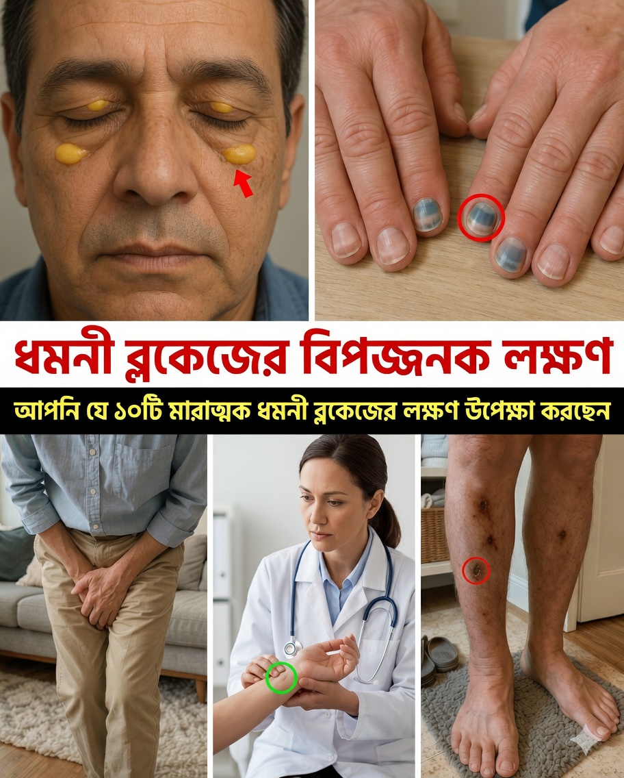 ধমনীগুলি বন্ধ হয়ে যাওয়ার ১০টি বিপজ্জনক লক্ষণ যা আপনি সম্ভবত উপেক্ষা করছেন – সময়মতো শনাক্ত করা গেলে #১০ আপনার জীবন বাঁচাতে পারে