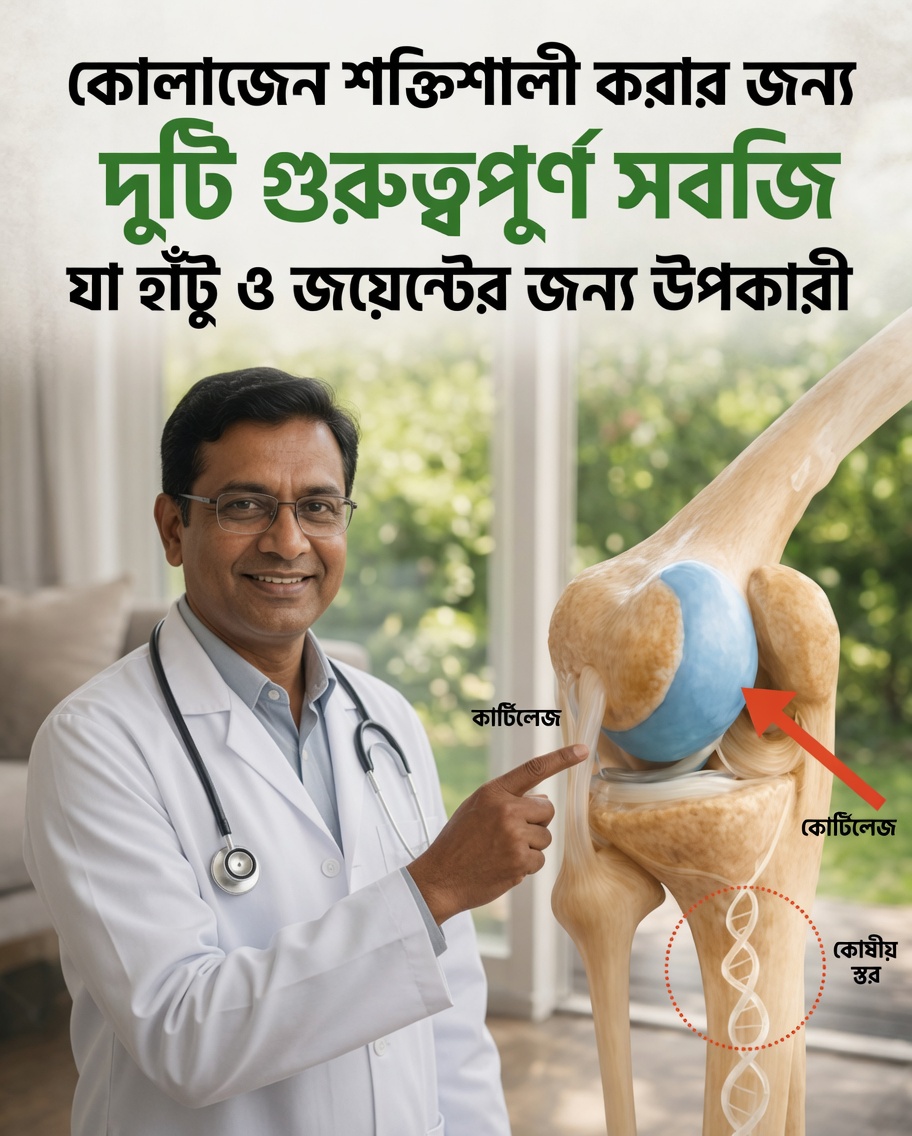 জানুন কীভাবে দুটি সাধারণ সবজি কোলাজেন উৎপাদনে সহায়তা করতে পারে এবং জয়েন্টের আরাম বাড়াতে পারে