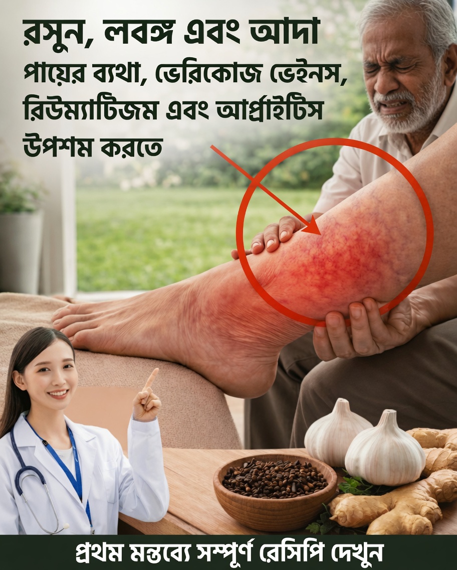 রসুন, লবঙ্গ ও আদার সংমিশ্রণ কীভাবে পা ও জয়েন্টের দৈনন্দিন আরাম বজায় রাখতে সহায়তা করতে পারে তা জানুন