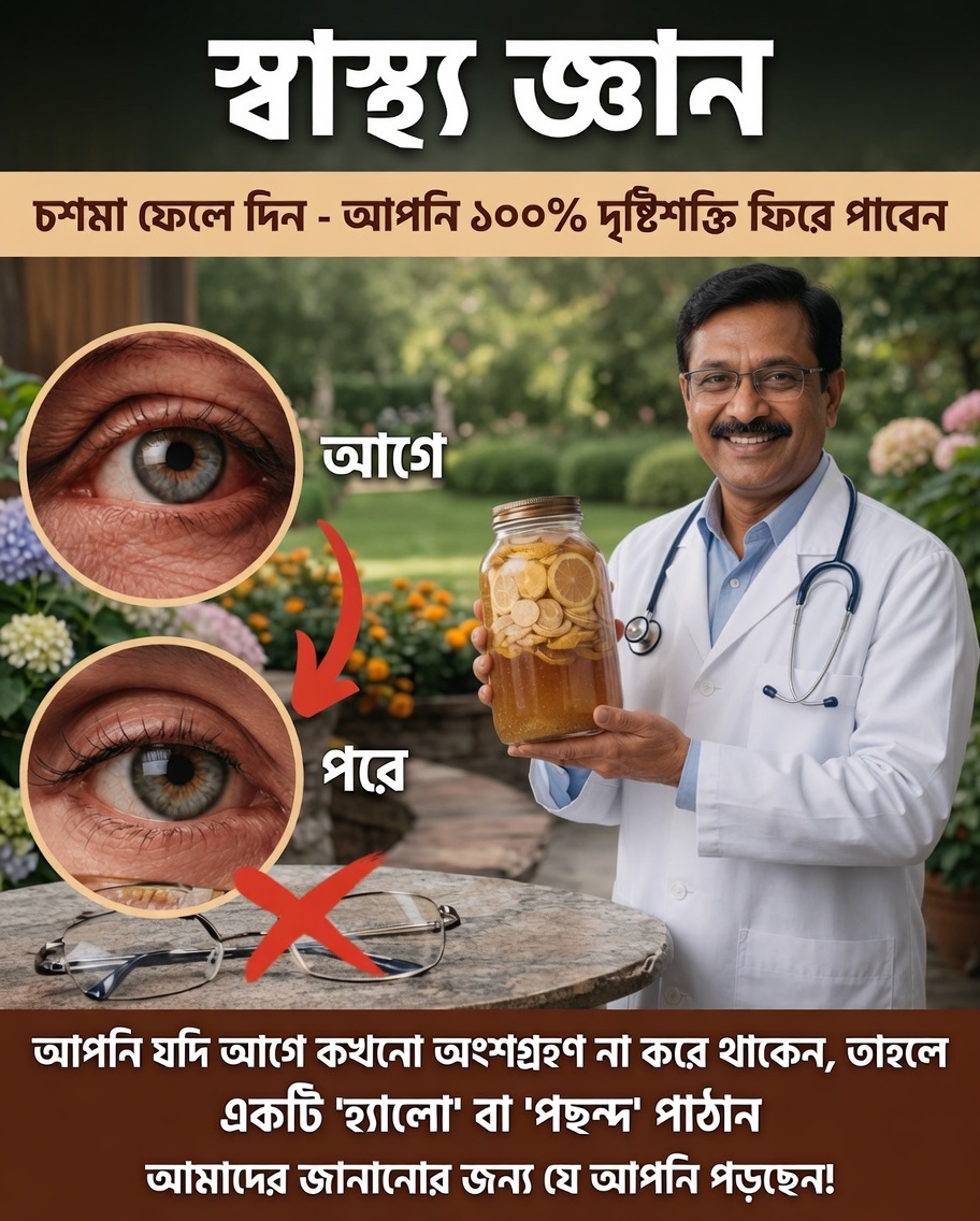 একটি সহজ ঐতিহ্যবাহী ঘরোয়া প্রতিকার আবিষ্কার করুন যা আরও স্বচ্ছ দৃষ্টি এবং দৈনিক চোখের আরাম বাড়াতে সাহায্য করতে পারে