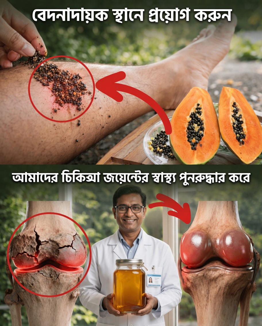 একটি সাধারণ রান্নাঘরের বীজ কি হাঁটু, পিঠ ও মেরুদণ্ডের আরামে সাহায্য করতে পারে? পেঁপে বীজের লুকানো শক্তি আবিষ্কার করুন