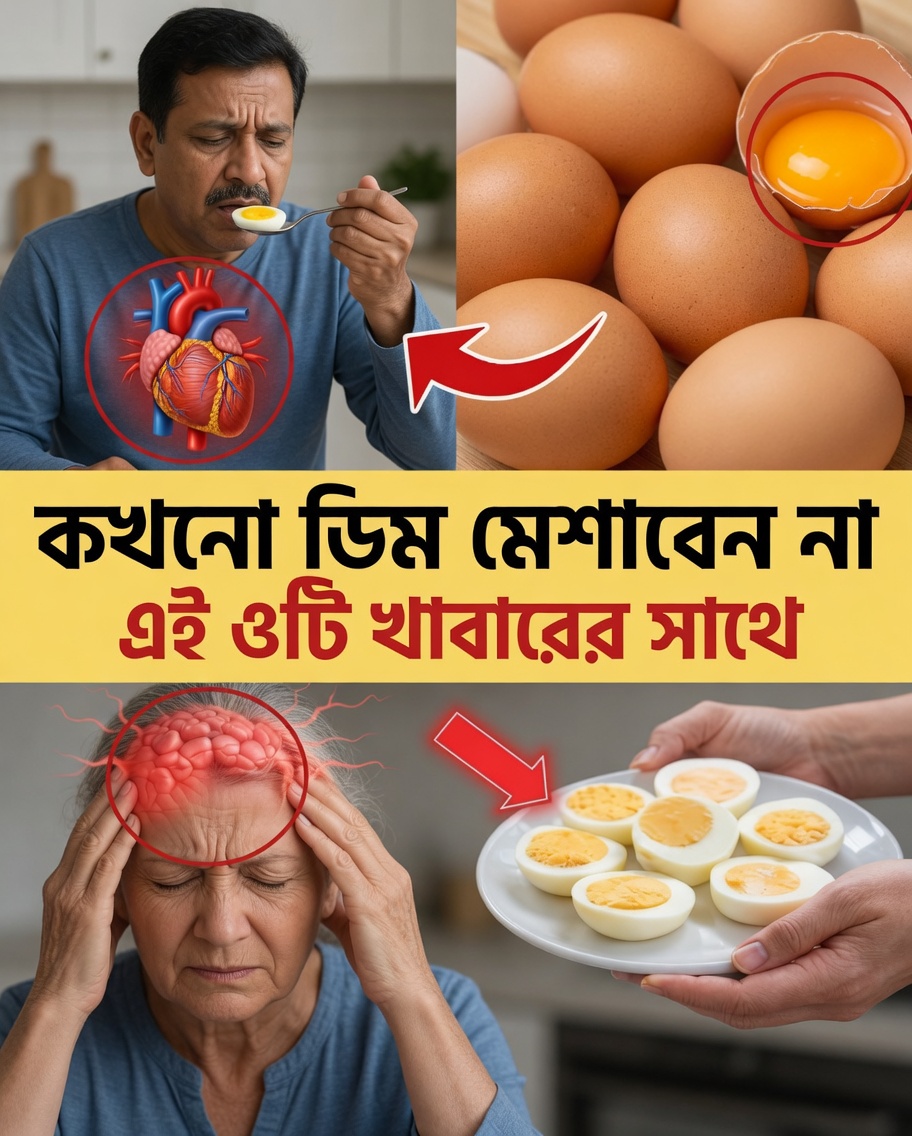 বয়স্করা: এই ৩টি খাবারের সঙ্গে ডিম একসঙ্গে খাবেন না—৬০-এর পর আপনার জানা দরকার এমন চমকপ্রদ প্রভাব
