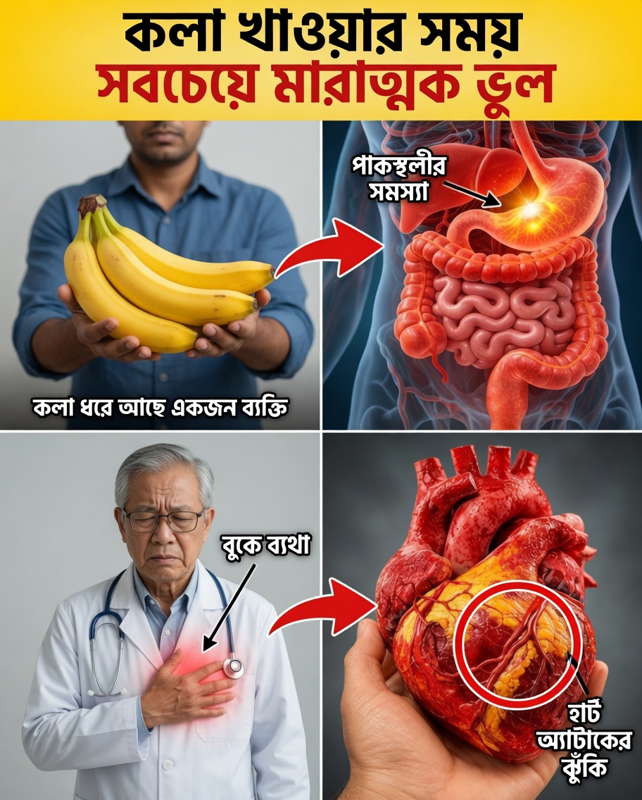 ৮টি গুরুতর ভুল যা আপনি কলা খাওয়ার সময় করছেন – এখনই বন্ধ করুন!